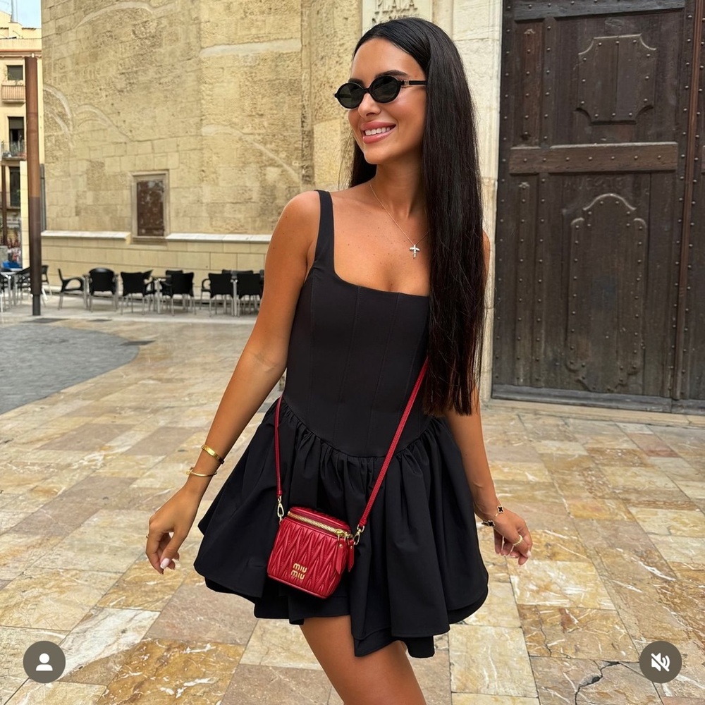 ZARA RUCHED CORSET DRESS - Picture 12 of 12